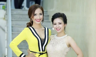 Dương Hoàng Yến bị Ái Phương 'dìm hàng' chiều cao