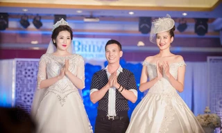 Á hậu Tú Anh kiêu sa mặc váy cưới làm vedette