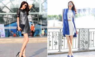 Top 10 HHVN Phạm Hương khoe chân dài miên man