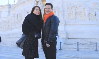 Trương Ngọc Ánh, Kim Lý tình tứ du ngoạn Italia