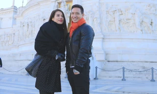 Trương Ngọc Ánh, Kim Lý tình tứ du ngoạn Italia