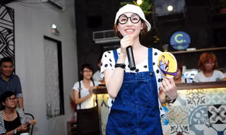 Hôm qua, một buổi họp fan bất ngờ của Ngân Khánh được diễn ra tại TP.HCM.