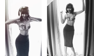 Lưu Hương Giang khoe nội y từ thảm đỏ tới... MV