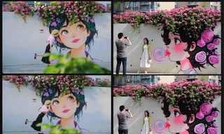 Những bức tường hoa "tuyệt đối điện ảnh" khiến netizen xứ Trung thích mê 