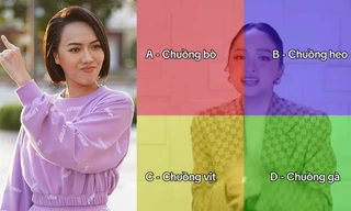 Sao Việt đu trend trắc nghiệm Kahoot 4 màu, Hương Giang và ERIK tự "dìm" 