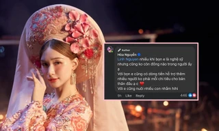 Bị chê quá ham bán hàng online, Hòa Minzy nhận "bão tim" vì trả lời tinh tế