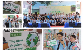 Sinh viên Nhân Văn "say hi" lối sống xanh, tổ chức triển lãm về bảo vệ môi trường