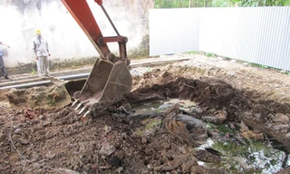 Vụ chôn thuốc trừ sâu: Nicotex vận chuyển chất thải khỏi hiện trường