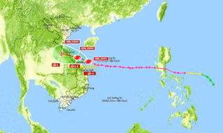 Cập nhật tình hình bão Vamco: Sông Hàn (Đà Nẵng) nước tràn bờ, đảo Lý Sơn mất điện