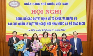 Ngân hàng Nhà nước bổ nhiệm lãnh đạo Cục Quản lý dự trữ ngoại hối, sở giao dịch