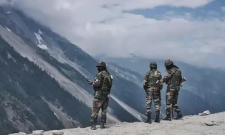 Binh lính Ấn Độ trên biên giới