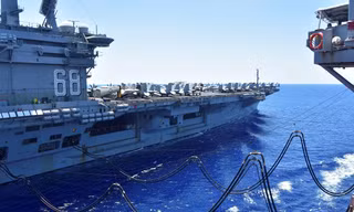 Tàu sân bay USS Nimitz của Mỹ trong một lần diễn tập ở biển Đông