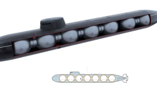 Mô hình tàu ngầm Losharik của Nga