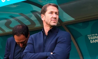 Huấn luyện viên người Đức Franco Foda của đội tuyển Áo 