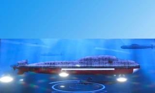 Hình ảnh mô tả con tàu ngầm mới của Nga