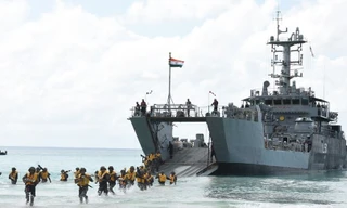 Hải quân Ấn Độ tập trận trên quần đảo Andaman&Nicobar, phía đông Ấn Độ Dương