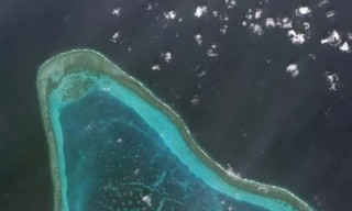 Bãi cạn Scarborough, ảnh chụp ngày 27/9/2016 (AMTI)