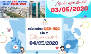 TP.HCM: Nhiều trường đại học quyết định kéo dài thời gian nghỉ học đến tận tháng 5