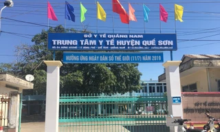 Trung tâm Y tế huyện Quế Sơn nơi xảy ra sự việc