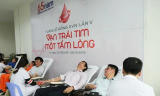 Tuần lễ hồng EVN thu hơn 400 đơn vị máu chia sẻ với người bệnh