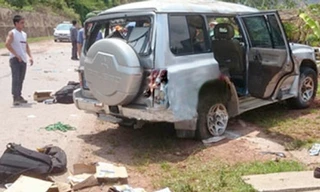 Hiện trường vụ tai nạn