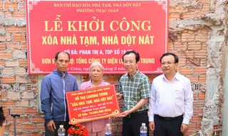  Xóa nhà tạm, xây nhà vững chãi cho người dân vùng mưa bão