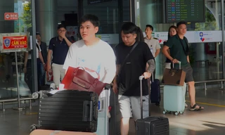 Hôm nay lượng khách đổ về sân bay Đà Nẵng rất lớn