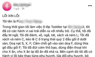 Đà Nẵng: Xác minh cô giáo tát, ném trẻ, cho ăn lại đồ nhả ra