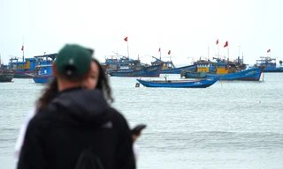 Du khách tới Đà Nẵng bất ngờ với chiếc thuyền nhỏ nhưng có 'võ' 