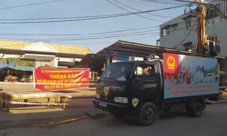 Liên quan đến nhân viên thẩm mỹ dương tính, lực lượng chức năng đã ngừng hoạt động chợ Hòa Khánh Nam.