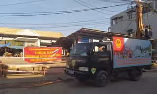 Liên quan đến nhân viên thẩm mỹ dương tính, lực lượng chức năng đã ngừng hoạt động chợ Hòa Khánh Nam.