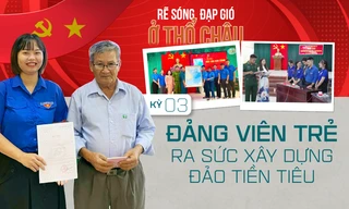 Rẽ sóng, đạp gió ở Thổ Châu - Kỳ 3: Đảng viên trẻ ra sức xây dựng đảo tiền tiêu