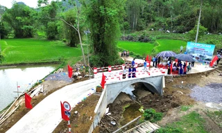 Khánh thành cầu thiện nguyện Nà Dài - Bình Anh: Nối yêu thương, mở đường làm ăn cho dân bản