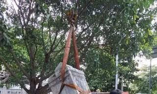 Tu bổ chùa ở Bắc Giang, vỡ bia đá cổ hàng trăm năm tuổi