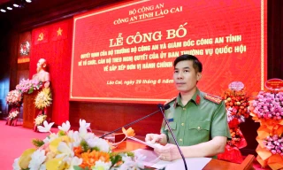 Công bố quyết định của Bộ trưởng Bộ Công an về công tác cán bộ 