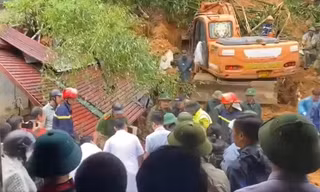 Sạt lở đất trong đêm ở Sa Pa một hộ dân bị vùi lấp, có người tử vong