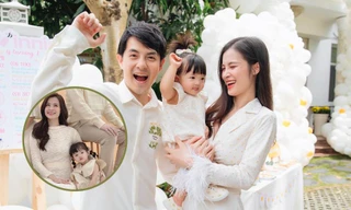 Chia sẻ ảnh hậu trường cùng bé Winnie, Đông Nhi lại vướng nghi vấn mang thai lần hai