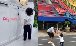 Con gái Trường Giang - Nhã Phương khiến netizen "cưng xỉu" bởi hành động ấm áp này