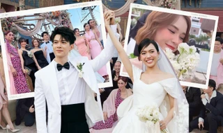 Đám cưới Diệu Nhi - Anh Tú: Trấn Thành, Isaac và dàn sao đình đám hội tụ, ai bắt được hoa cưới?