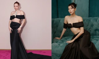 Cùng diện mẫu váy cắt xẻ hiểm hóc, Tóc Tiên và Đồng Ánh Quỳnh ai nhỉnh hơn?