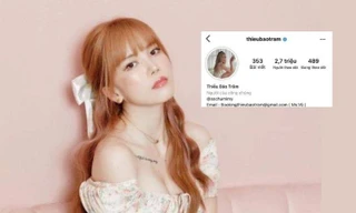 Sau khi tự khen ngợi nhan sắc, Thiều Bảo Trâm xóa ảnh và unfollow hàng trăm tài khoản