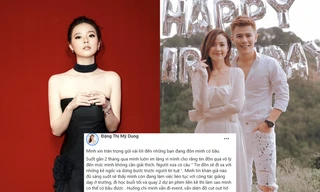 Midu lên tiếng về tin đồn mang thai sau nhiều lần bị bắt gặp tình tứ với Trần Anh Huy