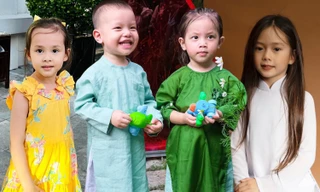 Nhóc tì lai nhà sao Việt: Con gái Đoan Trang lanh lợi, Lisa - Leon hút fan từ bé