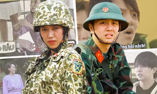 Cùng là "chúa hề" khi chào sân Sao Nhập Ngũ, Diệu Nhi và Duy Khánh ai duyên dáng hơn?