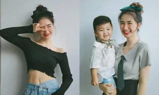 Hòa Minzy hạnh phúc khoe vết rạn sau sinh, không muốn bé Bo theo con đường nghệ thuật