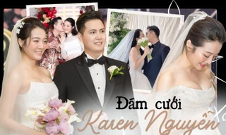 Đám cưới Karen Nguyễn: Chú rể mặc trang phục người Hoa, cô dâu đón tin "song hỷ" 