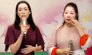 Trịnh Kim Chi và Hồng Vân.