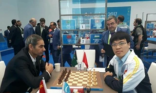 Đánh bại kỳ thủ Trung Quốc, Quang Liêm đoạt HCV