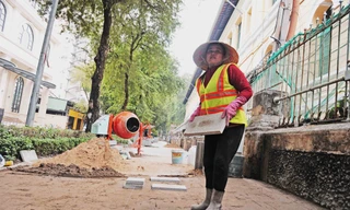 'Áo mới' cho vỉa hè TPHCM là loại đá có độ bền hàng trăm năm