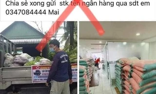 Cảnh báo thủ đoạn lừa đảo 'hỗ trợ người dân khó khăn do dịch bệnh'